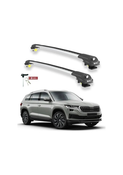 Turtle Skoda Kodiaq Ns7 2017-2023 Ara Atkı Air1 Gri