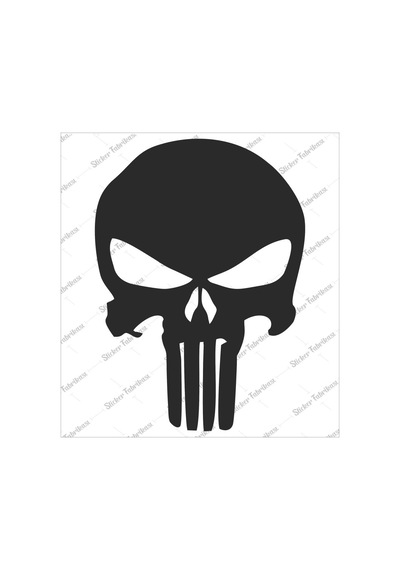 Punisher Kurukafa Sticker 00490