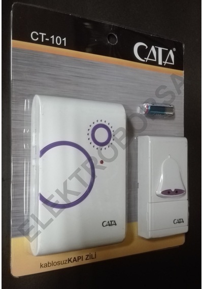 Cata Uzaktan Kumandalı Kablosuz Kapı Zili Ct-101 N11.3520