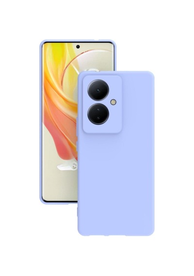 Oppo Reno 11f 5g Kılıf Kamera Korumalı Silikon Rubber Arka Kapak Lila