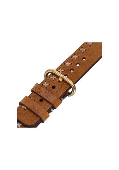 Bouletta Watch Uyumlu Deri Kordon 42-44-45Mm Aqua V18 Taba