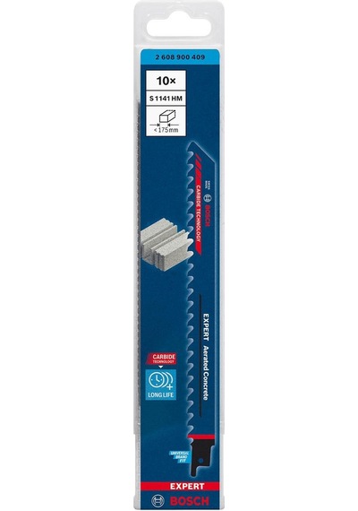 Bosch Expert S 1141 Hm Gözenekli Beton 225 Mm 10'lu Panter Testere 2608900409