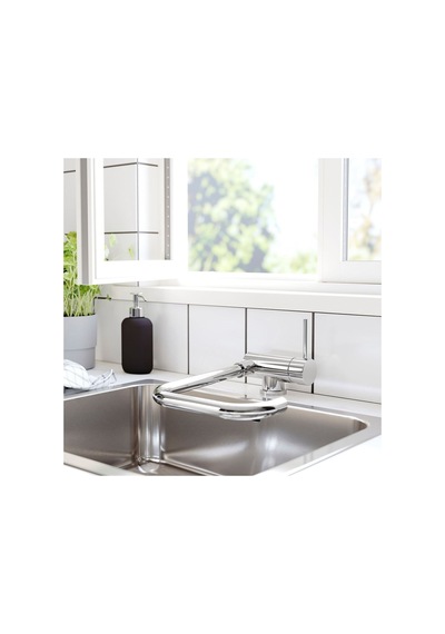 B07 Juttern Öne Eğilebilir Krom Kaplama 35 Cm Lavabo Musluğu Dar Mutfaklar Karavan Tekne İçin Çok Renkli