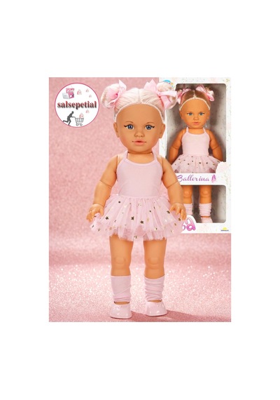 Büyük Boy Et Bebek 46cm Kokulu Kutulu Model Bebek Balerin Tina Bebek Tina Balerin 46cm Pembe