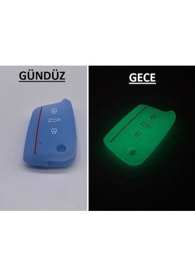 Seat Ateca Uyumlu Silikon Anahtar Kabı, Anahtar Kılıfı (533078697)