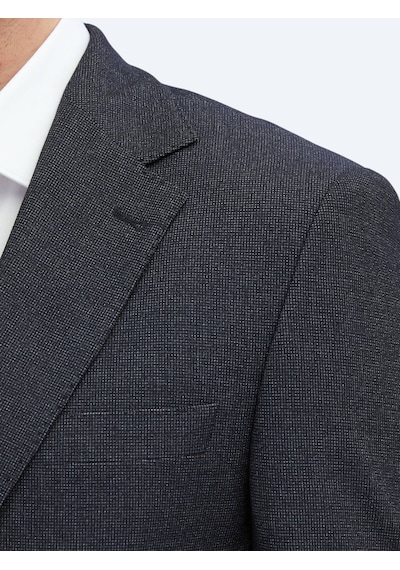Kip Siyah Desenli Modern Fit Takım Elbise