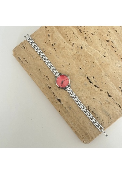 Raven Silver Kırmızı Saat