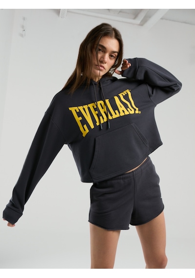 Everlast Ever Classics Wmn Füme Kadın Kapüşonlu Sweatshirt Füme