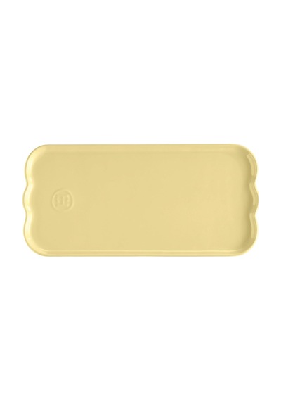 Emile Henry Madeleine Servis Tabağı 2 X 15 X 31,5 Cm Tereyağı Sarısı/vanille Diğer