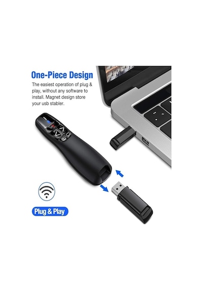 Gaman 2.4 GHz Kablosuz USB Lazer Powerpoint Sunum Kumandası
