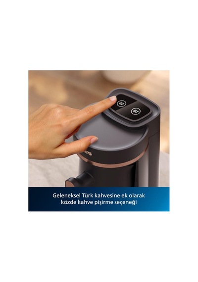 Philips Türk Kahve Makinesi 4 Fincan Kapasitesi Rosagold