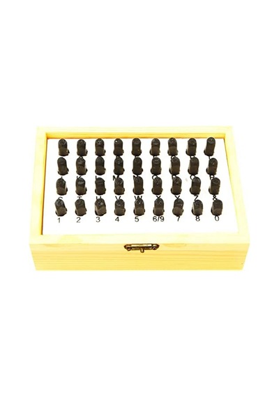 26127 36 Pc Letter And Number Punch Set Genel