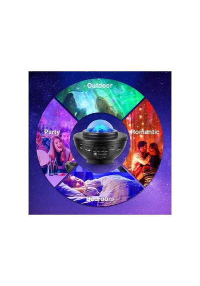 Yıldızlı Projektör Tavan Bulutsu Galaxy Lazer Işıklı Disko Topu Bluetooth Hoparlör Parti Led Lambası Siyah - 706543598 Siyah Yıldızlı Projektör Tavan Bulutsu Galaxy Lazer Işıklı Disko Topu Bluetooth Hoparlör Parti Led Lambası Siyah - 706543598 Siyah