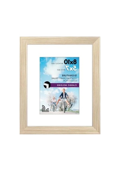 Doğal Meşe 8x10 Ahşap Resim Çerçevesi - Yatay Ve Dikey Kullanım