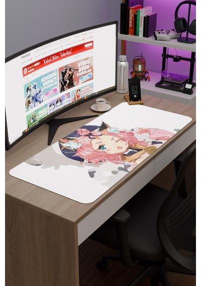 Diona Genshin Impact Anime Gacha V5 - 90x40 Xxl Gaming Mouse Pad Fare Altlığı