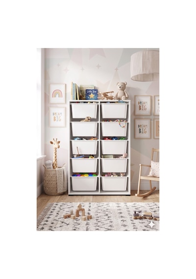 10 Adet Büyük Çekmeceli 136 Cm Beyaz Çocuk Odası Oyuncak Dolabı Ve Çok Amaçlı Saklama Ünitesi - Depolayıcı Düzenleyici Organizer 10 Adet Büyük Çekmeceli 136 Cm Beyaz Çocuk Odası Oyuncak Dolabı Ve Çok Amaçlı Saklama Ünitesi - Depolayıcı Düzenleyici Organizer