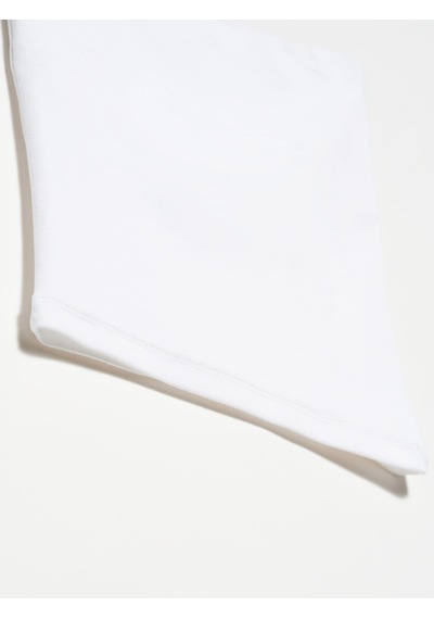 Dilvin Straplez Basic Crop Top Beyaz