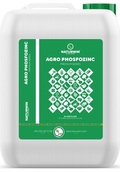 Naturwin Agro Phosfozinc Sıvı Fosfor Çinko Gübre 20 Litre