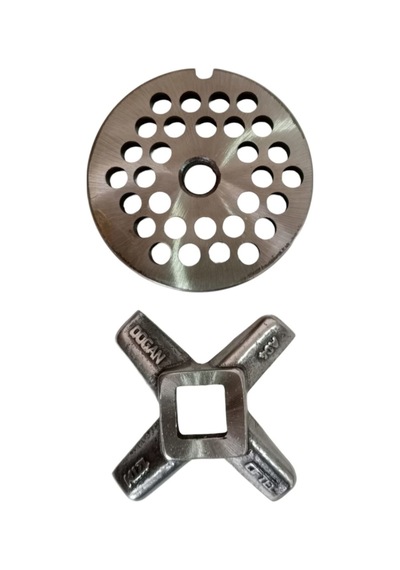 12 Lik Kıyma Makinesi Aynası Ve Bıçak Seti Çelik 4.5 MM