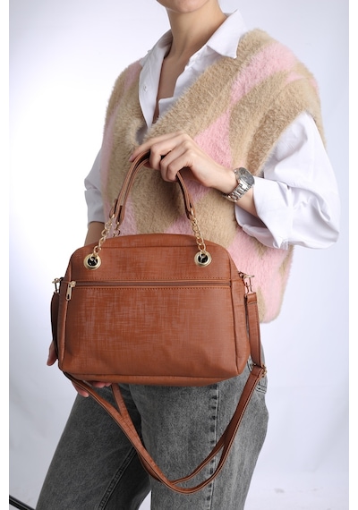 Star Tombis Taba 26x20cm El Kol Ve Omuz Ayarlanabilir Askılı Günlük Çanta Omuz10030001 Taba
