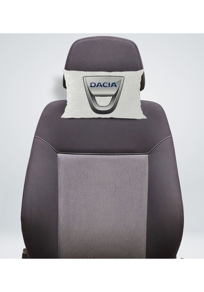 Bk Gift Dacia Tasarımlı Dikdörtgen Araç Koltuk Yastığı-1