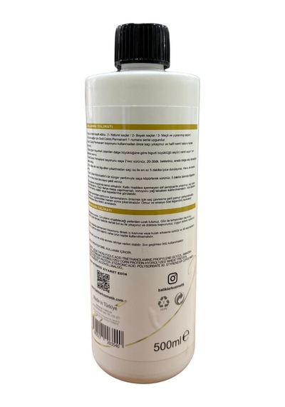 Gold Colors Premium Keratinli Permanant Natural Boyasız Saçlar İçin Nu:1 500 Ml