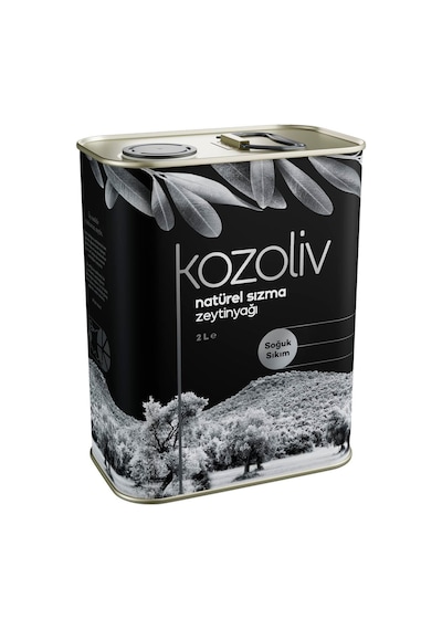 Kozoliv Soğuk Sıkım Naturel Sızma Zeytinyağı Teneke 2 L