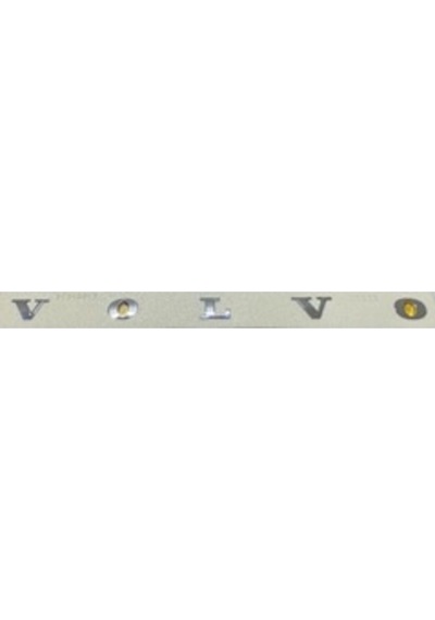 Volvo Uyumlu Volvo Krom Yazı 535 Mm