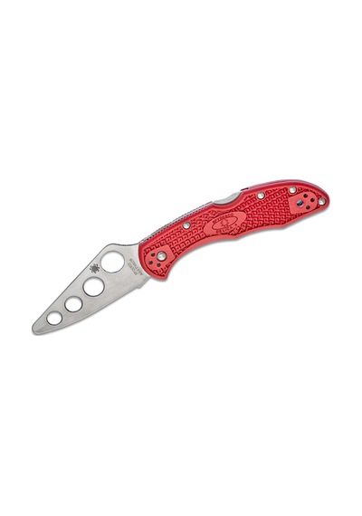 Spyderco C11tr Delica Trainer Kırmızı Kamp Çakı Kırmızı