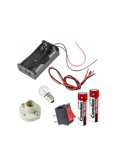 Mini Lamba Deney Seti - Basit Elektrik Deney Seti Mini Lamba Deney Seti - Basit Elektrik Deney Seti