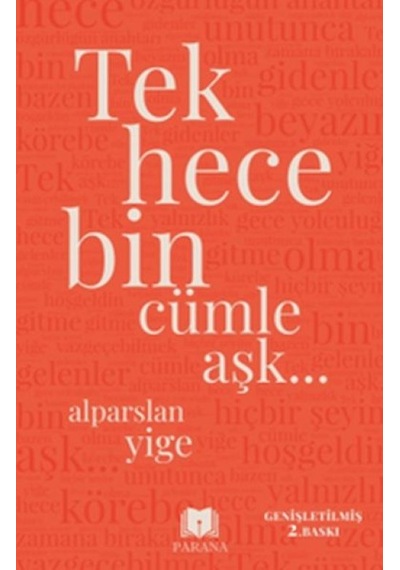 Tek Hece Bin Cümle Aşk - Yqbx-631412