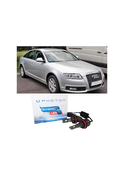 Audi A6 C6 Led Xenon Kısa Far Ampulü H7 Ultimate Yeni Seri Beyaz 2004-2011