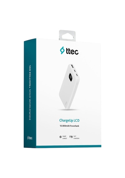 Ttec 2BB205B Lcd 10.000 mAh Powerbank