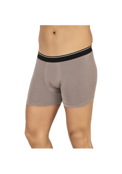 Özkan Underwear Özkan 11256 3'lü Paket Erkek Premium Kumaş Modal Pamuklu Esnek Yumuşak Boxer Şort Gri
