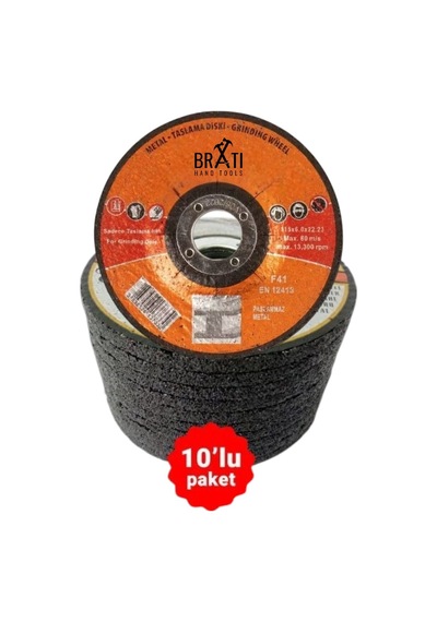 115x6,0x22,23 Metal Taşlama Taşı Çapak Alma Taşı 10 Adet