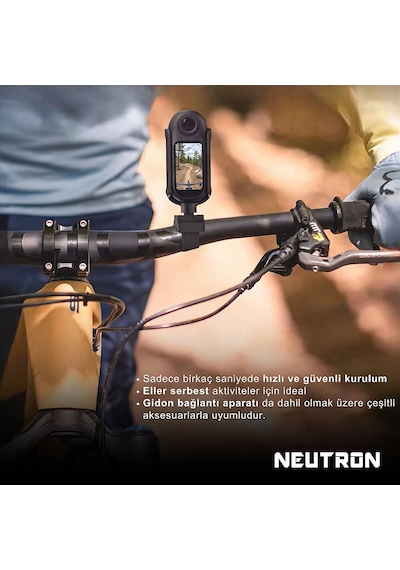 Neutron Ntl-ac-01md4k Mini Aksiyon Kamerası Siyah