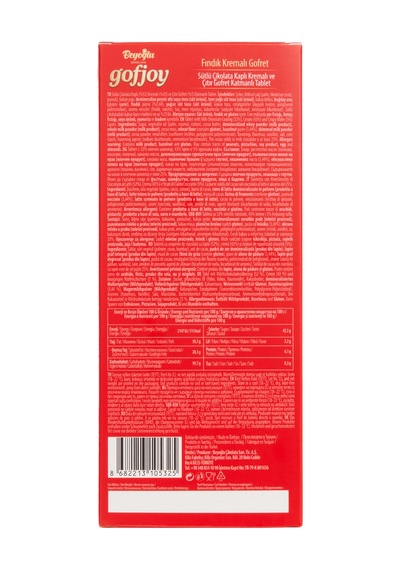 Beyoğlu Çikolata Gofjoy Sütlü Çikolata Kaplı Çıtır Gofret Tablet 150 Gr.