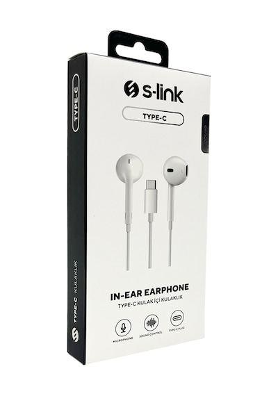 S-Link SL-TPK01 Mikrofonlu Type-C Kulak İçi Kulaklık