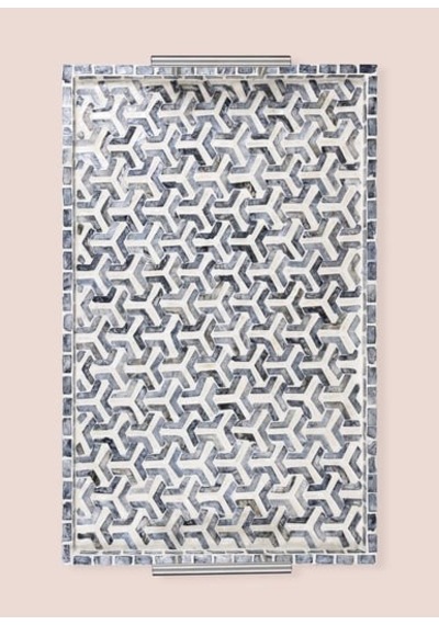 The Mia Tlc0098 Sedef Tepsi 55x35x2 Cm