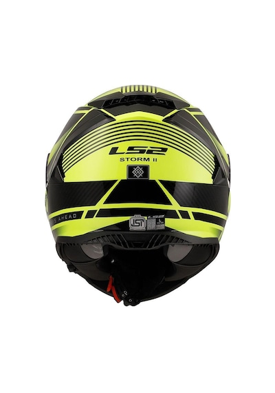 Ls2 Storm 2 Dodger Full Face Motosiklet Kaskı 66904 Siyah Sarı