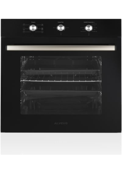 Alveus Gardenya ALV MFA 614 - ALV GLS 640 - ALV F17 PB Siyah Ankastre Set