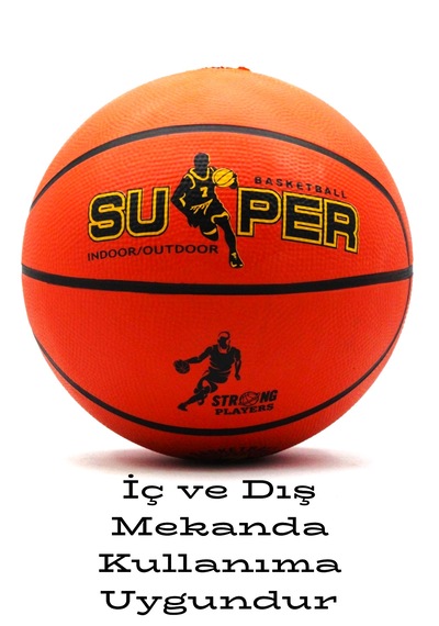 Basketbol Topu Iç Dış Mekan Pompa Hediyeli 7 Numara Turuncu
