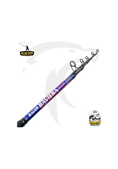 Bauer Baviera 390Cm Teleskopik Surf Olta Kamışı 100-200 Gr