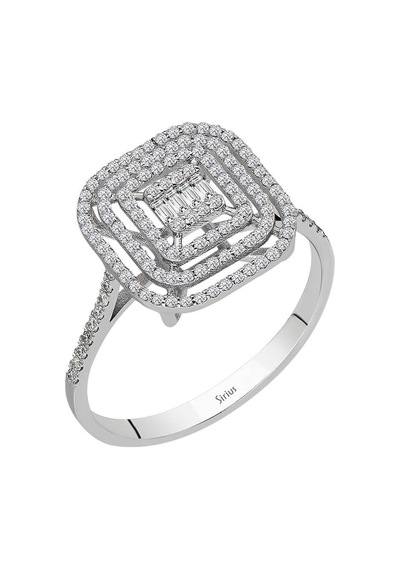 Sirius 0,39 Karat Baget Pırlanta Yüzük 0804R0405