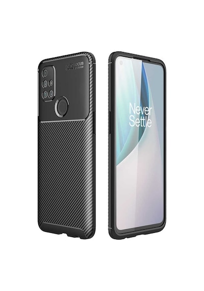 Oneplus Nord N10 5G Kılıf Negro Karbon Dizaynfull Ekran Koruma Na