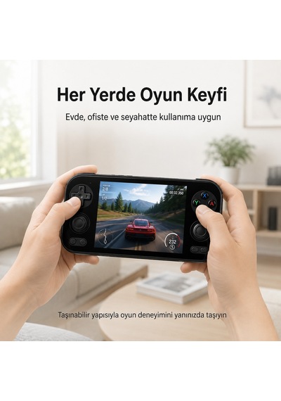 Rg 476h El Oyun Konsolu 5000 Mah Pil, Taşınabilir Retro Atari Atari Oyun Cihazı