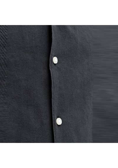 Jack & Jones Büyük Beden Resort Yaka Gömlek - Breeze - 12288661 Siyah