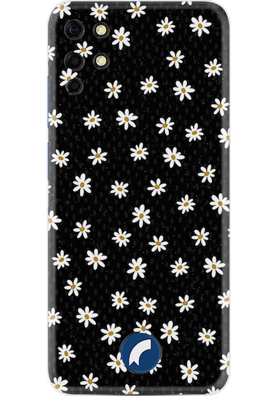 Reeder S19 Max Kılıf Resimli Desenli Silikon Platinium Series Papatyalar 1866