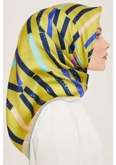 Armine Twill İpek Eşarp 24ya9101 81 - Desenli