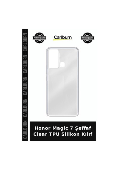 Honor Magic 7 Şeffaf Clear Tpu Silikon Kılıf Cihaz Aksesuar Cep Takviye Telefon Kılıfı çok renkli
